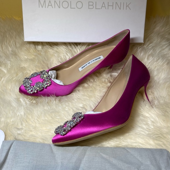 New authentic Manolo Blahnik hangisi pumps - Picture 9 of 13